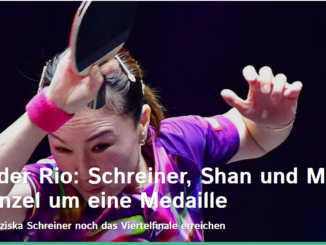 Screenshot 1954 326x245 - STEFFEN MENGEL, FRANZISKA SCHREINER UND XIAONA SHAN SPIELEN AM SAMSTAG IM VIERTELFINALE UM MEDAILLEN