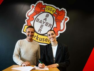 20240612 PM Verlaengerung Ostermeier 326x245 - BAYER 04 VERLÄNGERT MIT SELINA OSTERMEIER